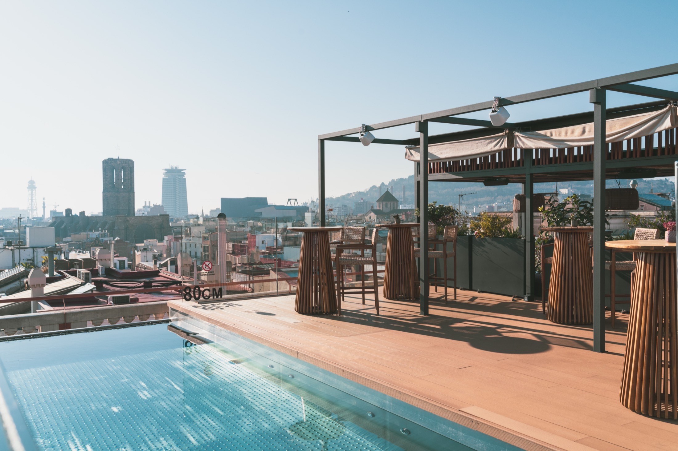 Kimpton Vividora rooftop bar, Barcelona